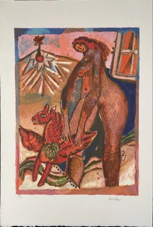 Lithografie Tobiasse - Cantiques des Cantiques