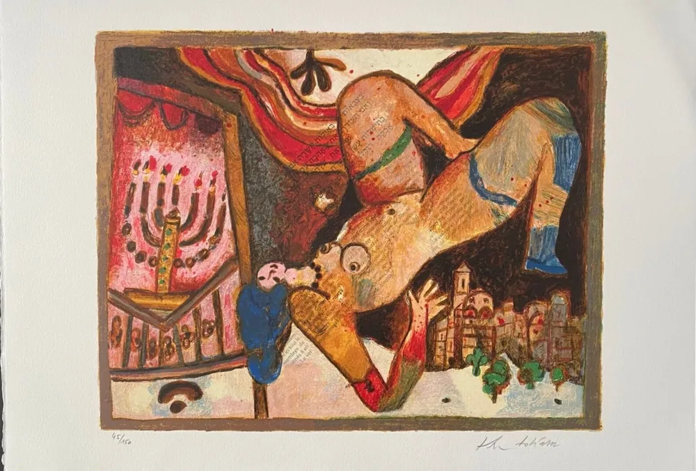 Lithografie Tobiasse - Cantiques des Cantiques