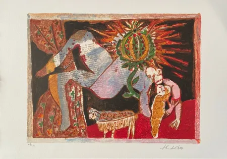 Lithografie Tobiasse - Cantiques des Cantiques