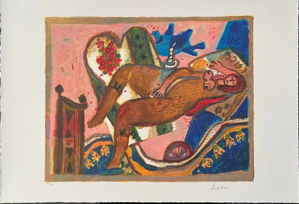 Lithografie Tobiasse - Cantiques des Cantiques