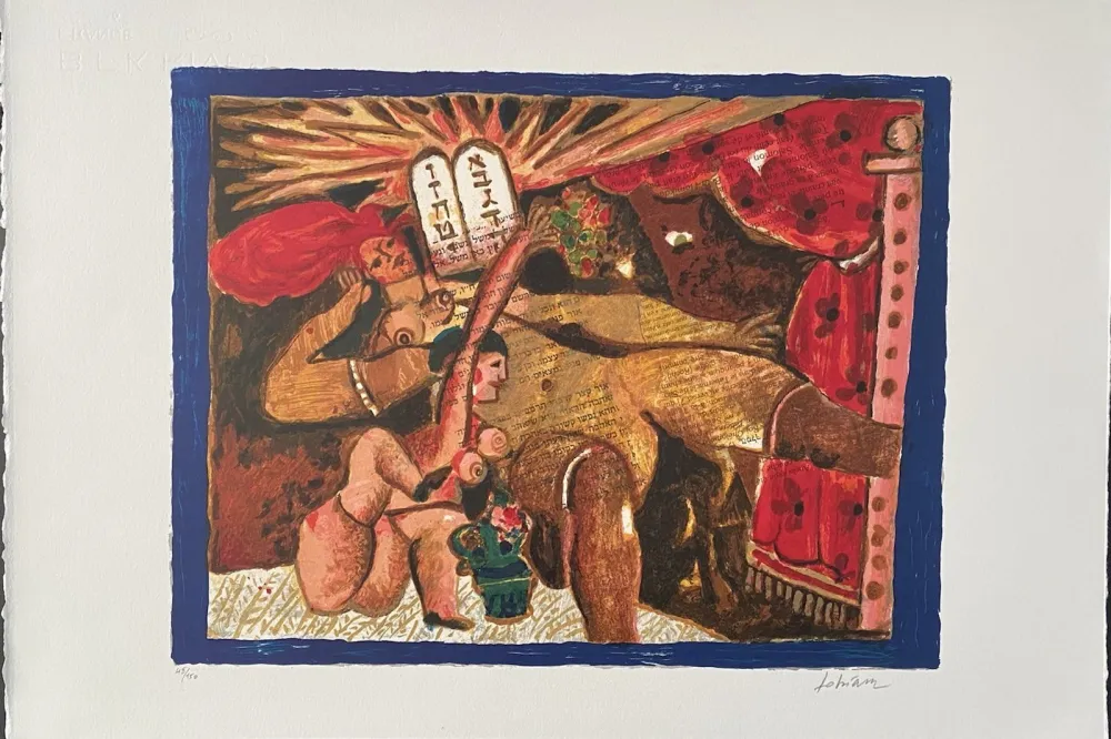 Lithografie Tobiasse - Cantiques des Cantiques