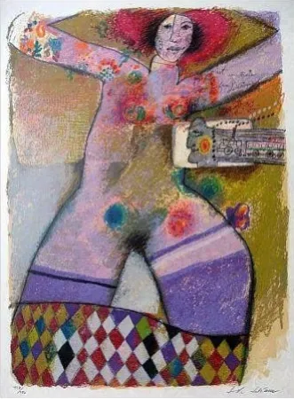 Lithografie Tobiasse - Composition