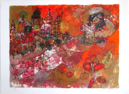 Lithografie Tobiasse - The song of songs 1