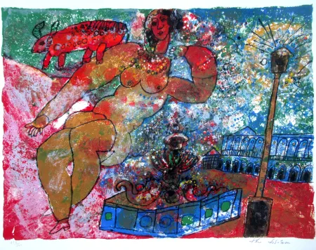 Lithografie Tobiasse - The Song of Songs 2