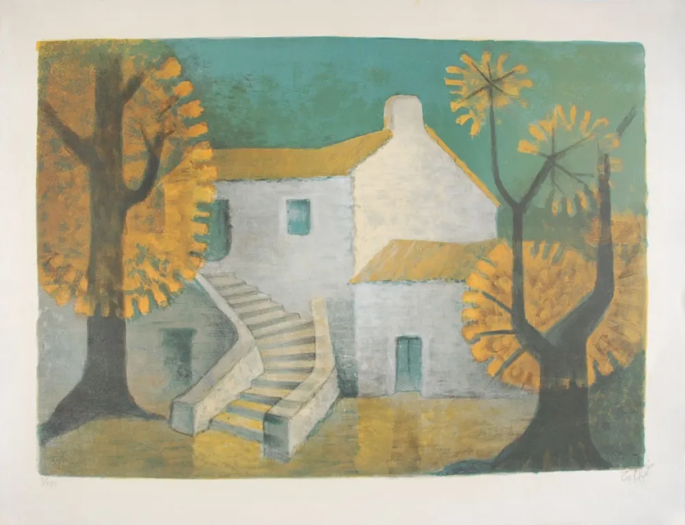Lithografie Toffoli - La Maison Corse