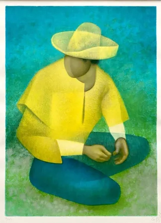 Lithografie Toffoli - Le Mexicain