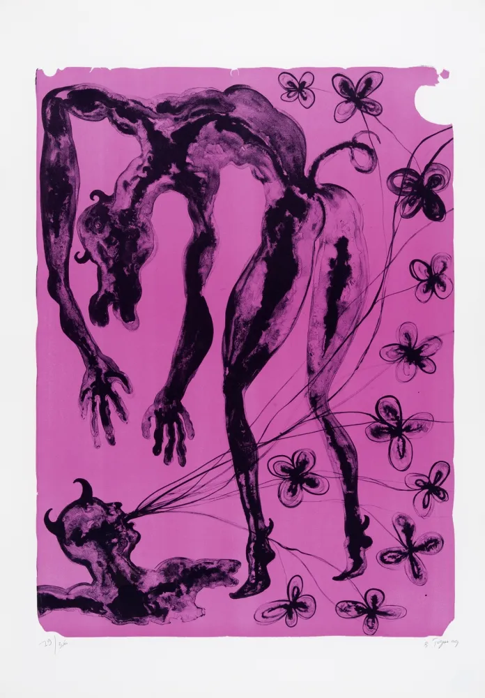 Lithografie Toguo - Selfish dinner