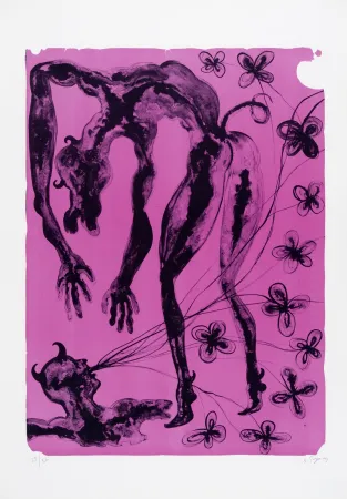 Lithografie Toguo - Selfish dinner