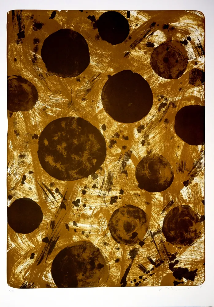 Lithografie Tøjner - Recherche de formes dispersées I