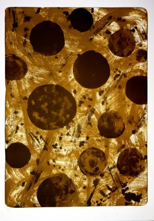 Lithografie Tøjner - Recherche de formes dispersées I