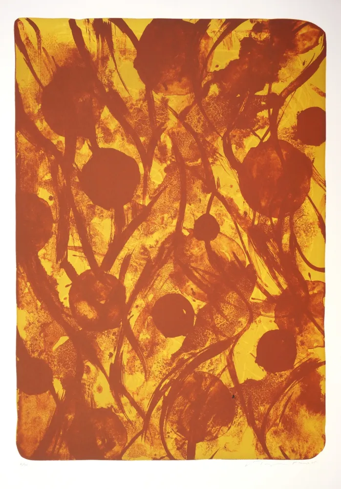 Lithografie Tøjner - Recherche des formes dispersées III