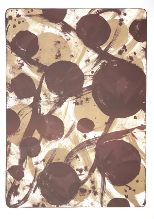 Lithografie Tøjner - Recherche des formes dispersées VI