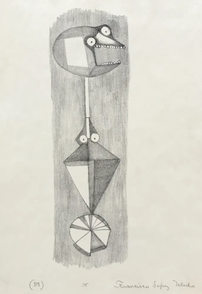 Lithografie Toledo - Black and White Study