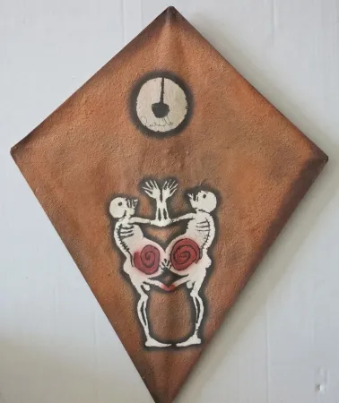 Zeefdruk Toledo - Calavera kite I