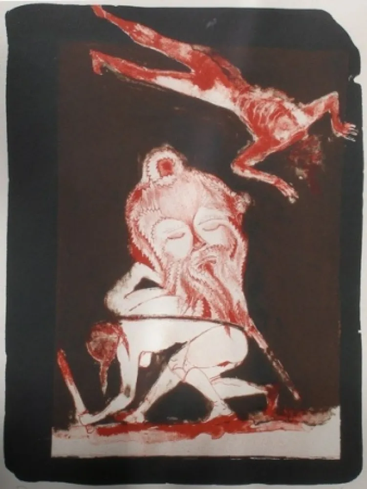 Lithografie Toledo - El decapitado