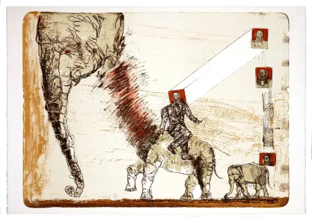 Lithografie Toledo - Juarez