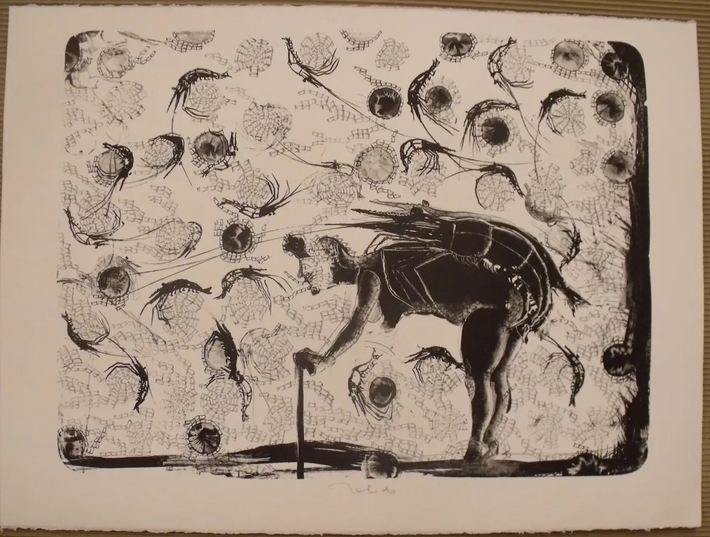 Lithografie Toledo - La pescadora