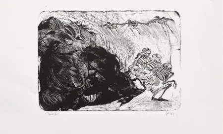 Lithografie Toledo - Recuerdos de Mexico III