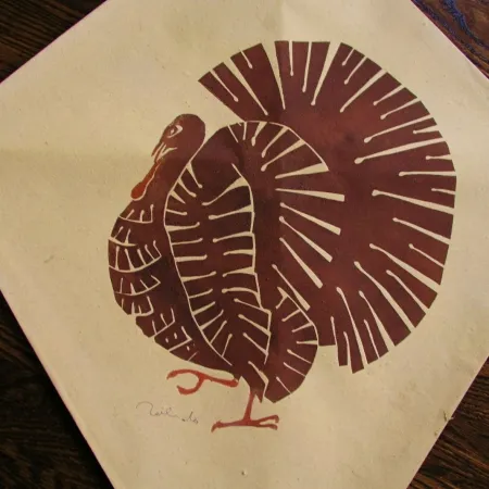 Zeefdruk Toledo - Turkey kite I