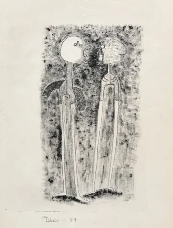 Lithografie Toledo - Two Figures
