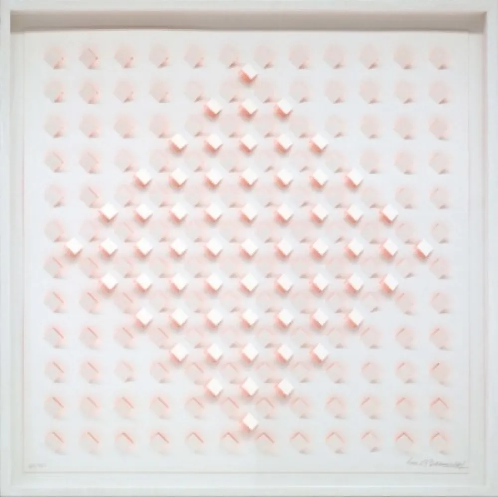 Lithografie Tomasello - S/T 1 - Naranja