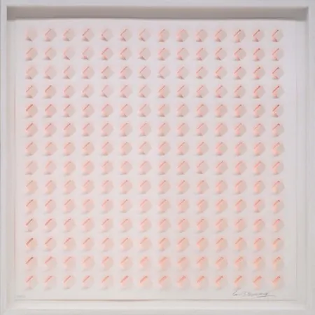 Lithografie Tomasello - S/T 3 - Naranja