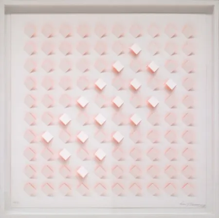 Lithografie Tomasello - S/T 4 - Naranja