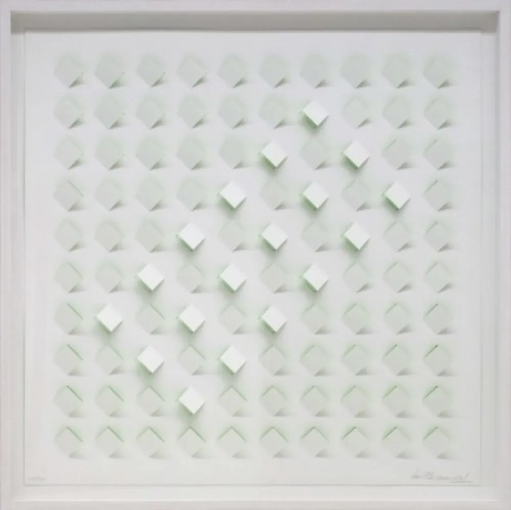 Lithografie Tomasello - S/T 4 - Verde