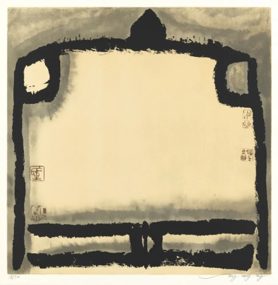 Lithografie Tongzhengang - Le vide