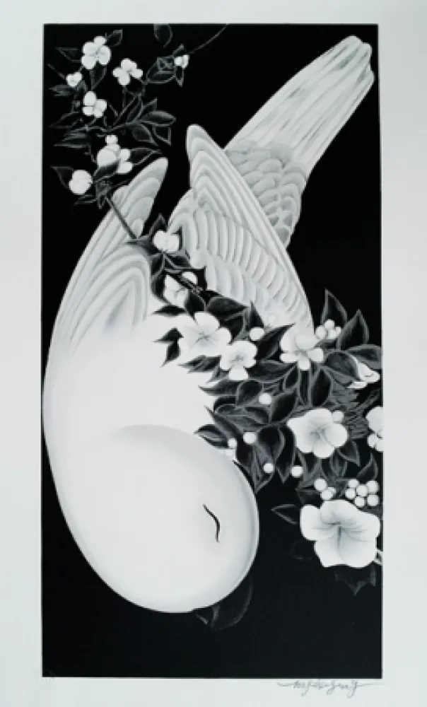 Lithografie Tongzhengang - OISEAU 1