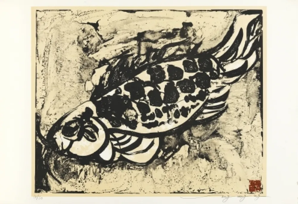 Lithografie Tongzhengang - Poisson