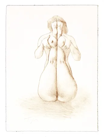 Lithografie Topor - 7 Neuf Grâces