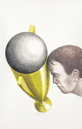 Lithografie Topor - Copa del mundo de futbol
