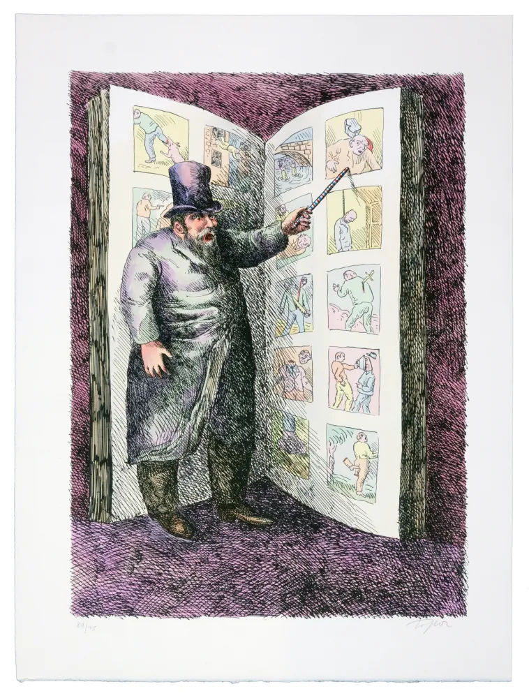 Lithografie Topor - Sans titre