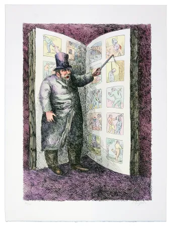 Lithografie Topor - Sans titre