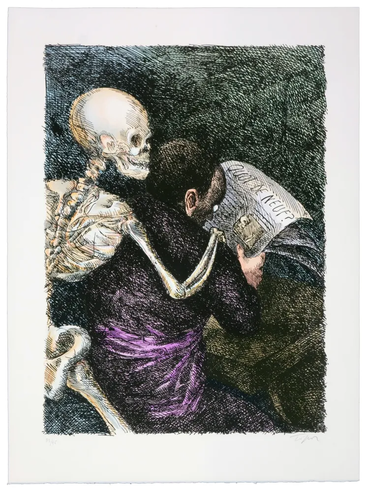 Lithografie Topor - Sans titre