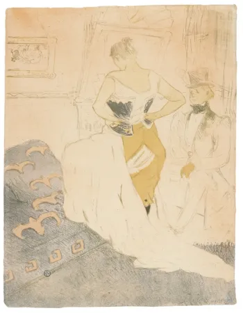 Lithografie Toulouse-Lautrec - Elles