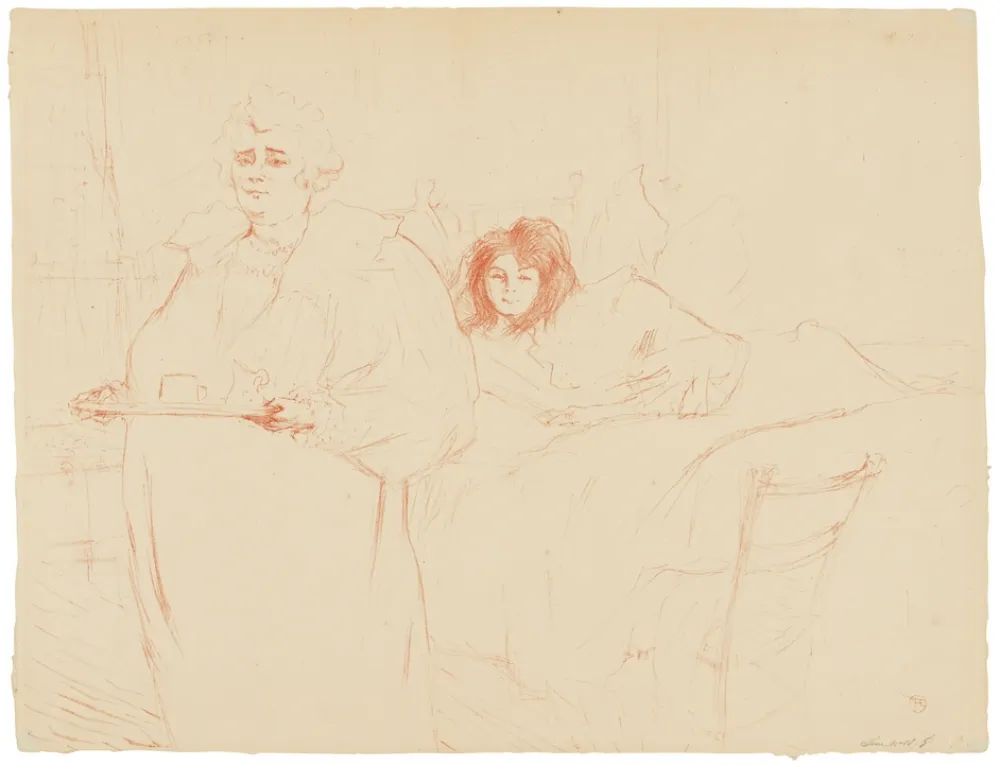 Lithografie Toulouse-Lautrec - Elles