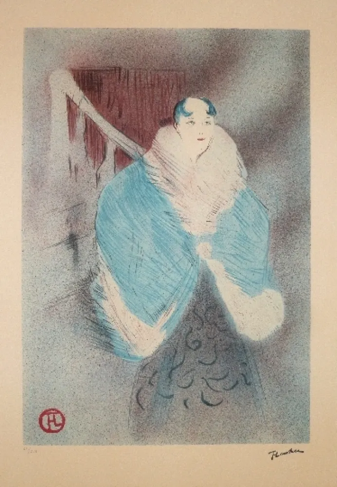 Lithografie Toulouse-Lautrec - Elsa la viennoise