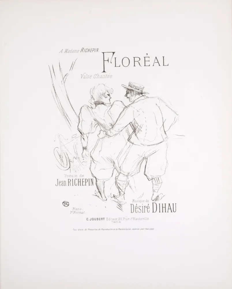 Lithografie Toulouse-Lautrec - Floréal, 1895