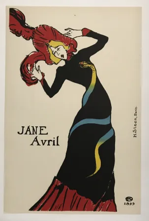 Lithografie Toulouse-Lautrec - Jane Avril 