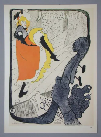 Heliogravure Toulouse-Lautrec - Jane Avril
