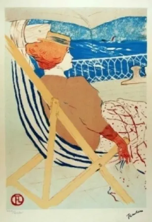 Lithografie Toulouse-Lautrec - La passagère du 54