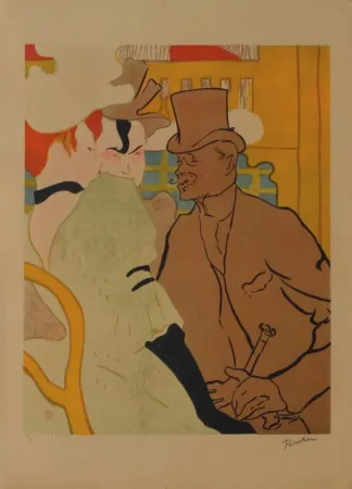 Lithografie Toulouse-Lautrec - L'Anglais au Moulin Rouge