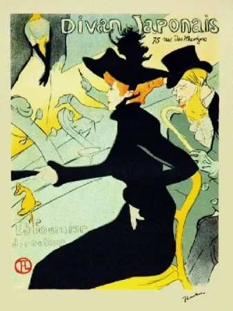 Lithografie Toulouse-Lautrec - Le divan japonais