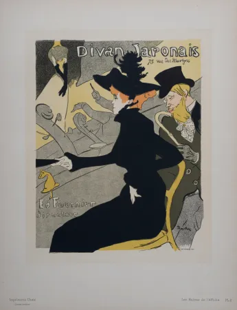Lithografie Toulouse-Lautrec - Le Divan Japonais, Les Maitres de L’Affiche, 1896
