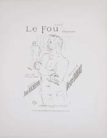 Lithografie Toulouse-Lautrec - Le Fou, 1895