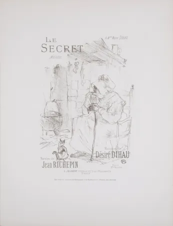 Lithografie Toulouse-Lautrec - Le Secret, 1895