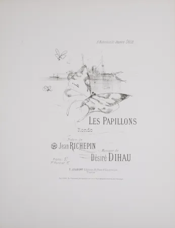 Lithografie Toulouse-Lautrec - Les Papillons, 1895