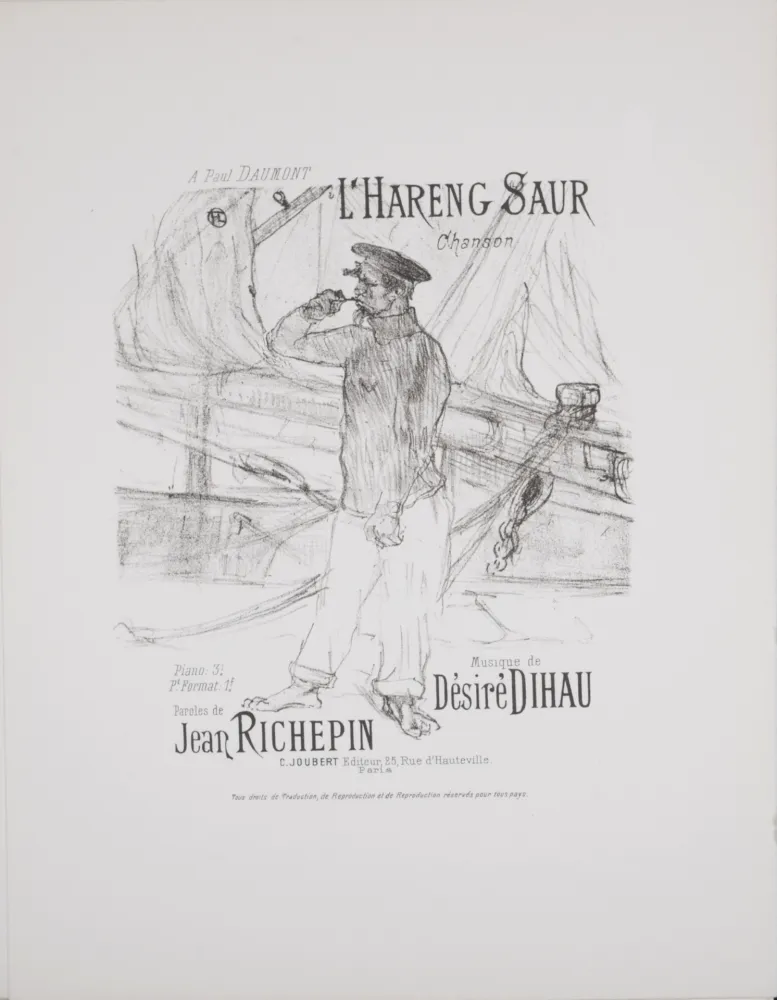Lithografie Toulouse-Lautrec - L'Hareng Saur, 1895